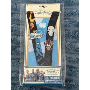 Marvel Studios Fantastic Four First Steps Lanyard with Pin Set Movie